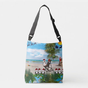 Sac Ajustable Été Noël bébé sur la plage répéter Design