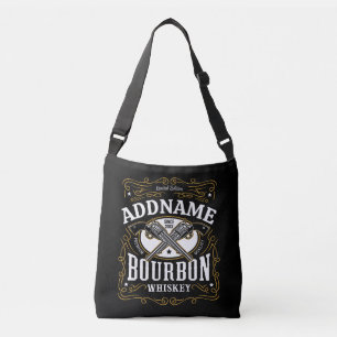 Sac Ajustable Étiquette Whiskey personnalisé Bourbon Vintage Gun