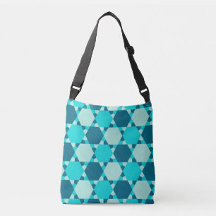 Sac Ajustable Étoile bleue de David Motif d'illusion optique