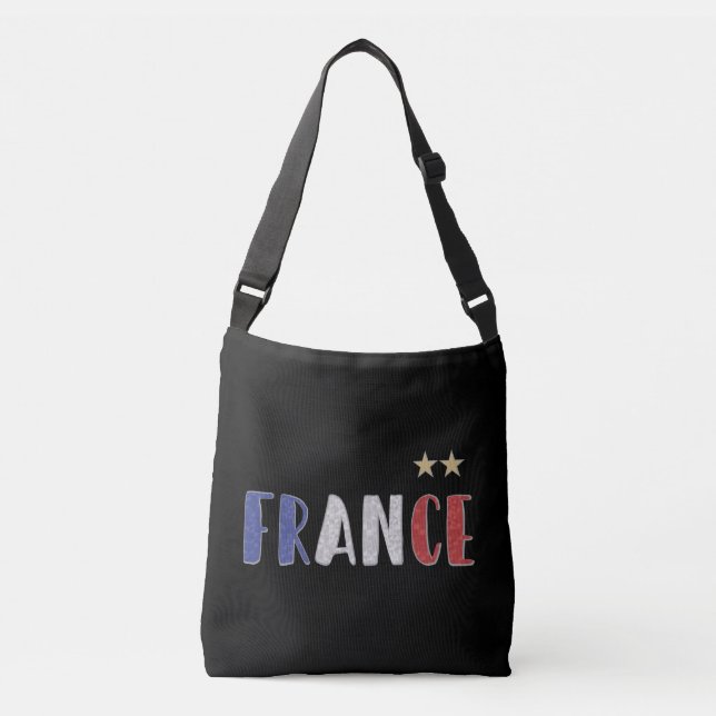 Sac Ajustable Fan de football France Chemise Française (Devant)
