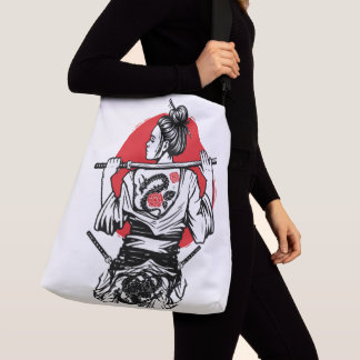 Sac Ajustable Female Samurai Warrior – Dragon Rose Tattoo Japane