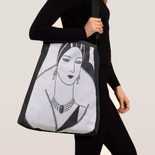 Sac Ajustable femme 1928 d'art déco