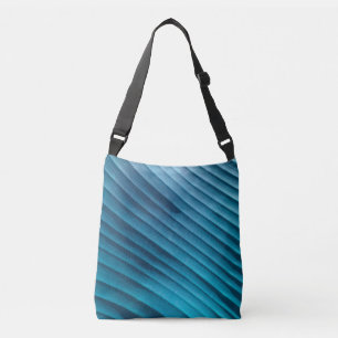Sac Ajustable Feuille Bleue Diagonale