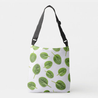 Sac Ajustable Feuille d'épinards bio Motif sans couture