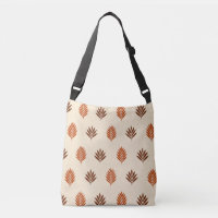 Feuilles d'automne beige et brun riche