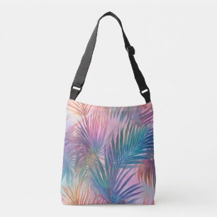 Sac Ajustable Feuilles de palmiers colorés Pastel doux
