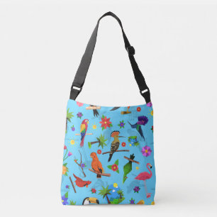 Sac Ajustable Flamant rose Toucan Et Arara Motif Oiseaux Sans Me
