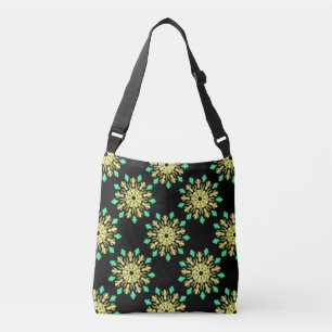 Sac Ajustable Fleur de néon jaune et vert