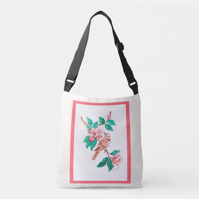 Sac Ajustable Fleur d'oiseaux (Devant)