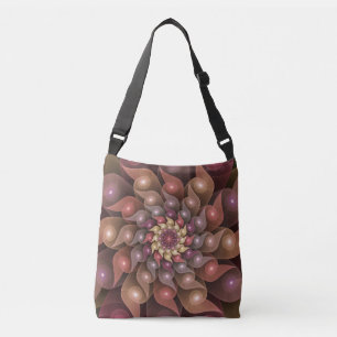 Sac Ajustable Fleur surréaliste brillante Art fractal abstrait m