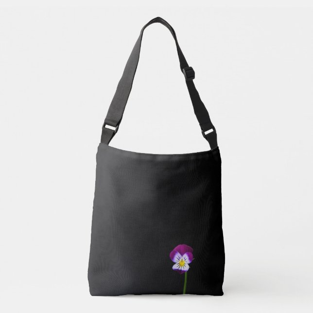Sac Ajustable Fleur violette cbbcnm (Devant)
