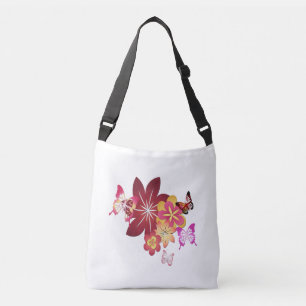 Sac Ajustable Fleurit des papillons de n