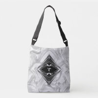 Fleurs Abstraites d'argent ou d'or sur - Silk & Ar