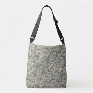 Sac Ajustable fleurs abstraites gris doré sans soudure + vos idé