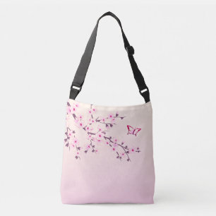 Sac Ajustable Fleurs de cerisier rose girly
