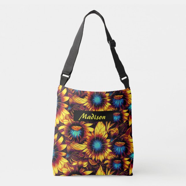 Sac Ajustable Fleurs de soleil lumineuses (Devant)