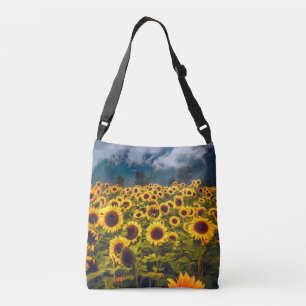 Sac Ajustable Fleurs du paysage du terrain de tournesol Jaune