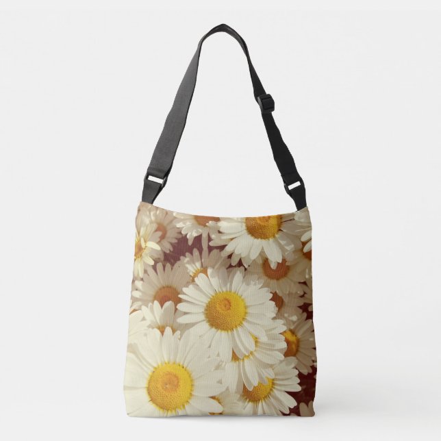 Sac Ajustable Fleurs marguerites vintages (Devant)