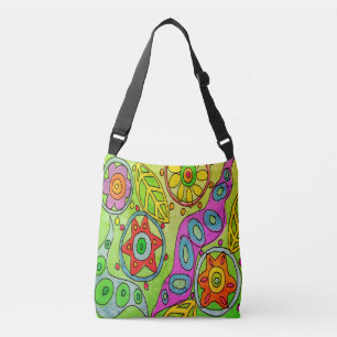 Sac Ajustable Fleurs psychédéliques Art Abstrait
