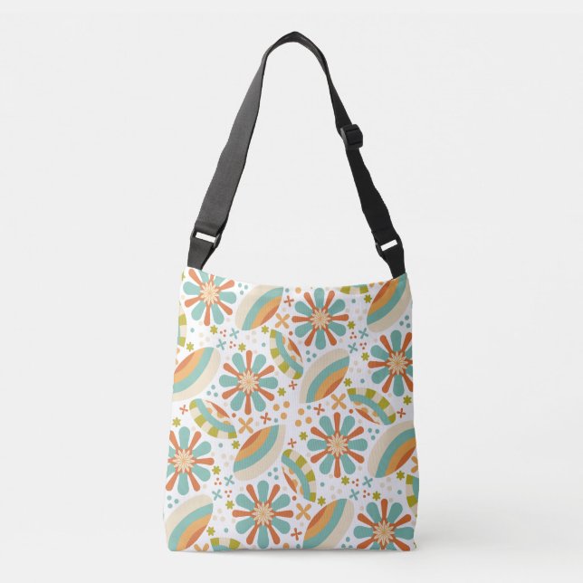 Sac Ajustable Fleurs rétro (Devant)