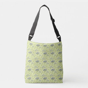 Sac Ajustable fleurs violet et jaune motif