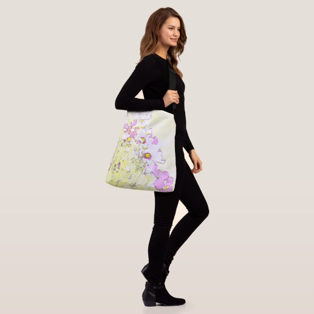 Sac Ajustable Floral Tote (Sur le modèle)