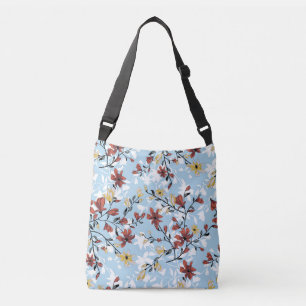 Sac Ajustable Floral vintage : Arrière - plan de tissu simple.