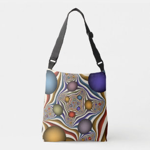 Sac Ajustable Flying Up Colorful Moderne Art Fractal Abstrait