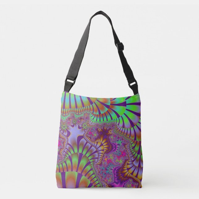 Sac Ajustable Fonte arc-en-ciel verte (Devant)