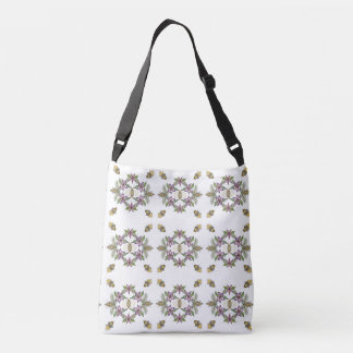Sac Ajustable Fourre-tout avec fleurs et abeilles