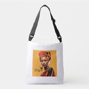 Sac Ajustable Fourre-tout béni par une femme afro-américaine
