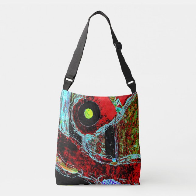 Sac Ajustable Frequency Serpent – Digital Abstract Energy Cross  (Devant)