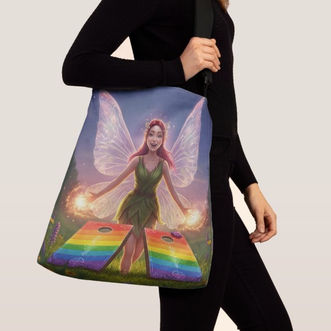 Sac Ajustable Fun Fairy Wedding shower Fourre-tout Cross-Body Sa (De près)