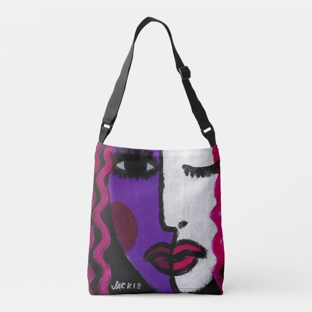Sac Ajustable Funky Abstract Female Face (Dos)
