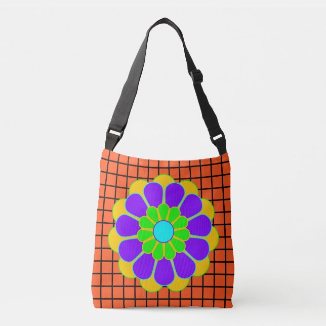 Sac Ajustable Funny Flower Power Bloom II + votre backgr. & idée (Devant)