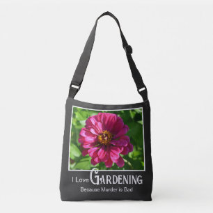 Sac Ajustable Funny Gardening rose floral daisy zinnia cosmo