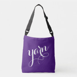 Sac Ajustable GAGNEZ ! Typographie blanc Calligraphie violet
