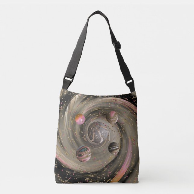 Sac Ajustable Galaxie d'amour cosmique (Devant)