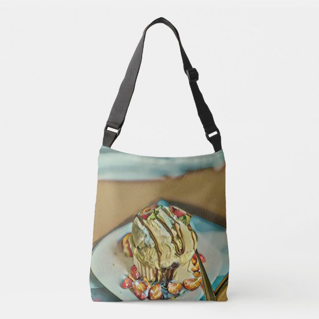 Sac Ajustable Gâteau à la crème glacée aux fraises (Devant)