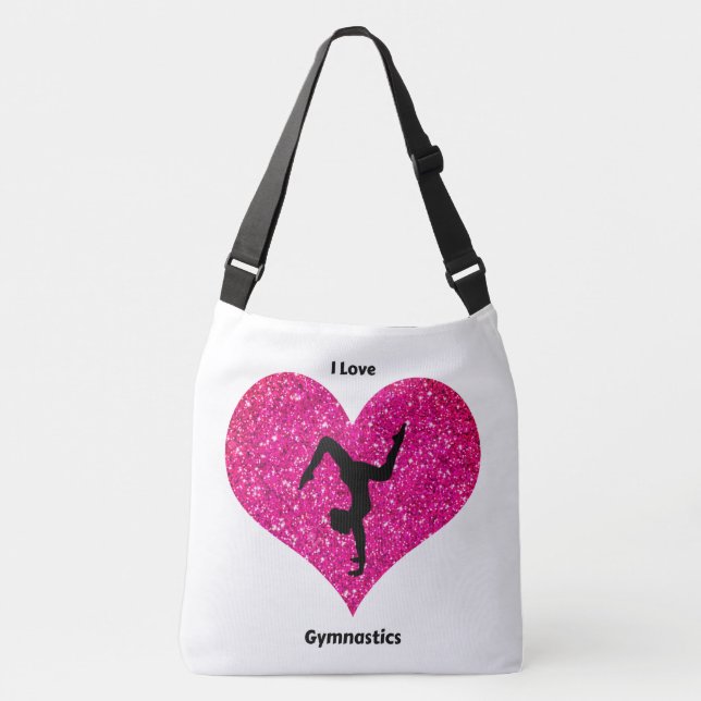Sac Ajustable Girls I Love Gymnastique Fourre-tout (Devant)