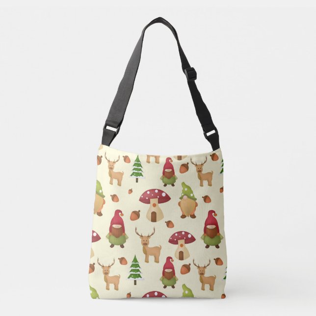 Sac Ajustable Gnome des bois de Noël | Vacances (Devant)