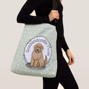 Sac Ajustable Goldendoodle Mom Doodle Mom (rouge doré)