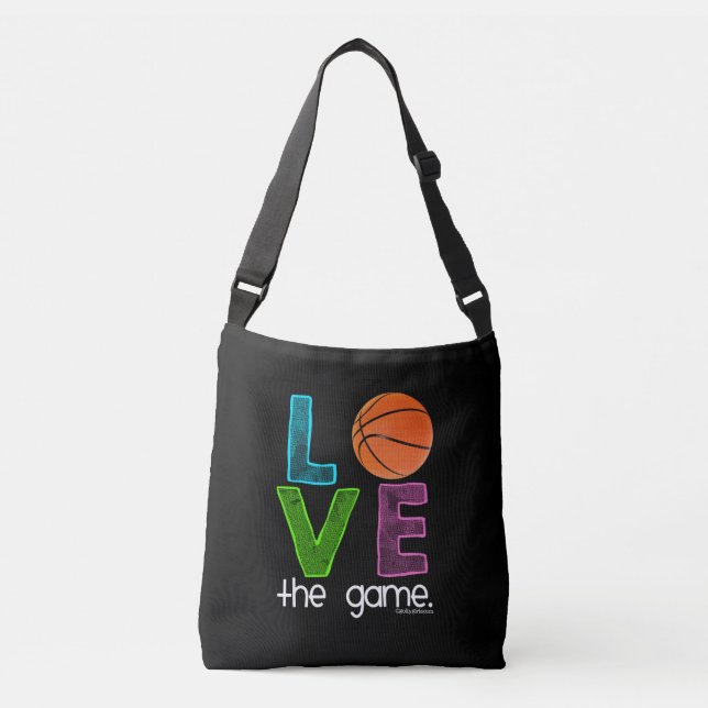 Sac Ajustable Golly filles : Basket-ball - aimez le jeu (Devant)