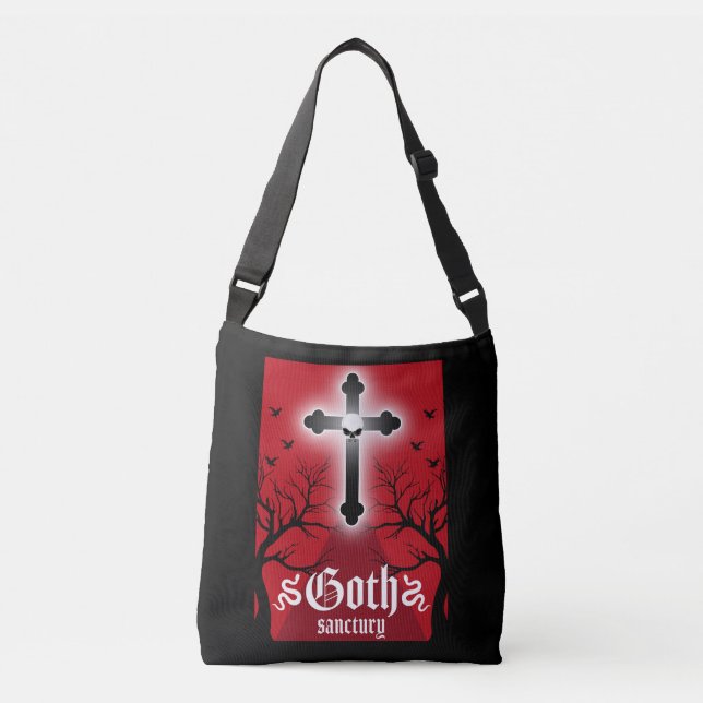 Sac Ajustable Goth Post Punk Mode (Devant)
