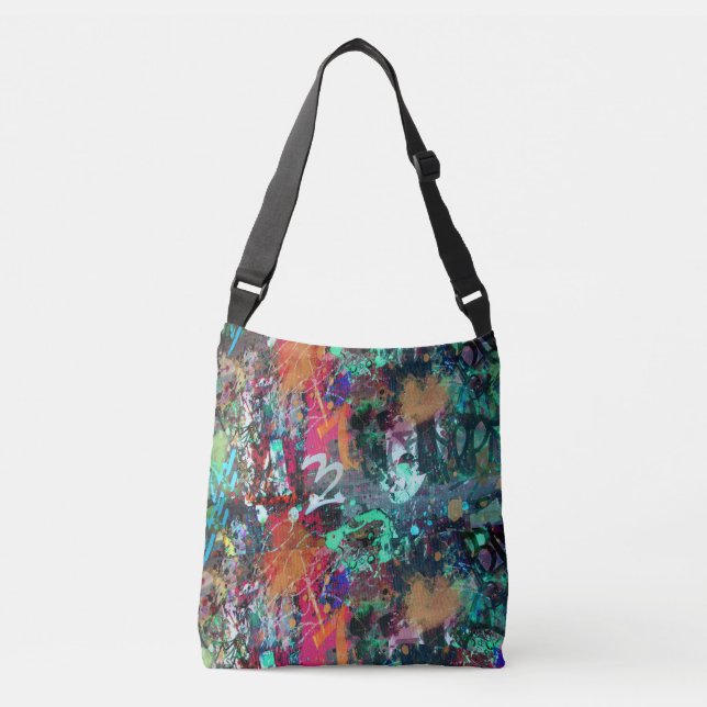 Sac Ajustable Graffiti Wall et Spray Paint Splatter (Devant)