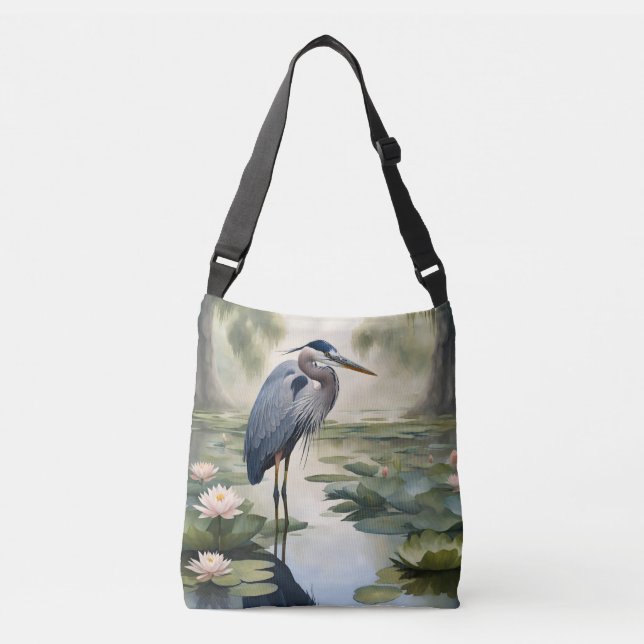 Sac Ajustable Grand héron bleu (Devant)