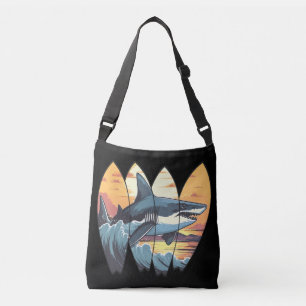 Sac Ajustable Grand Surf de requin blanc