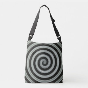 Sac Ajustable grande spirale noire et blanche