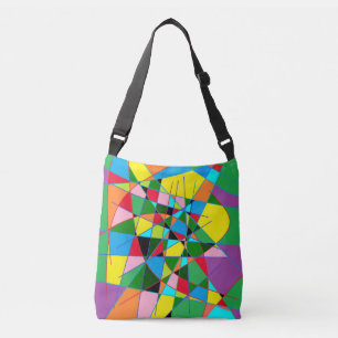 Sac Ajustable Grandes couleurs de bloc rouge vert jaune bleu art