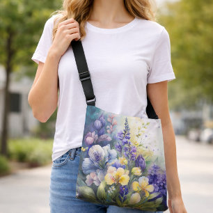 Sac Ajustable Grands motifs floraux variés de couleurs sombres